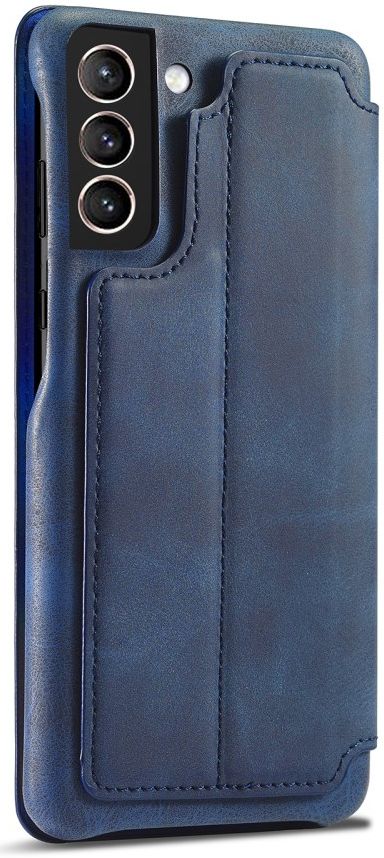 Samsung Galaxy S21 FE Book Case Portemonnee Hoesje Blauw afbeelding 10