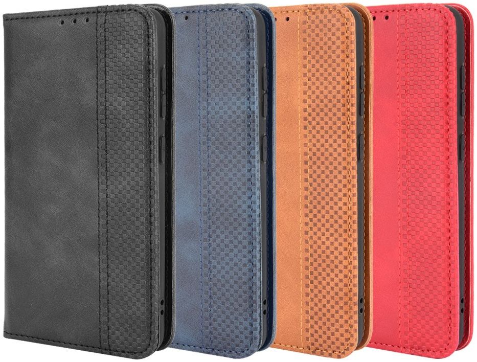 Samsung Galaxy S21 FE Hoesje Vintage Portemonnee Book Case Zwart afbeelding 9
