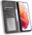 Samsung Galaxy S21 FE Hoesje Vintage Portemonnee Book Case Zwart afbeelding 5