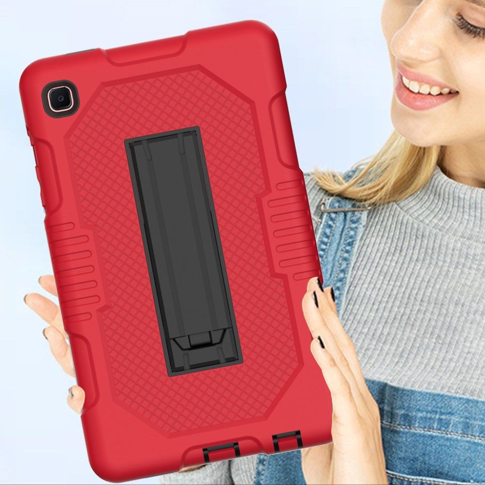 Samsung Galaxy Tab A7 Lite Hybride Hoes met Kickstand Rood afbeelding 5