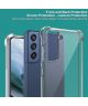 IMAK Samsung Galaxy S21 FE Hoesje + Screenprotector Transparant
