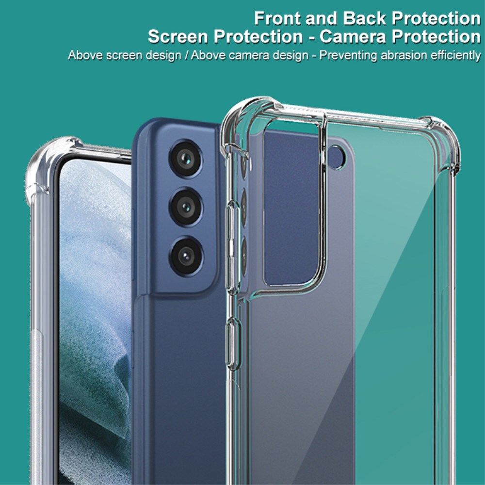IMAK Samsung Galaxy S21 FE Hoesje + Screenprotector Transparant afbeelding 7