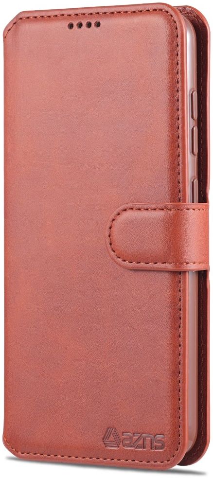 AZNS Samsung Galaxy S21 FE Hoesje Wallet Book Case Kunstleer Bruin afbeelding 8