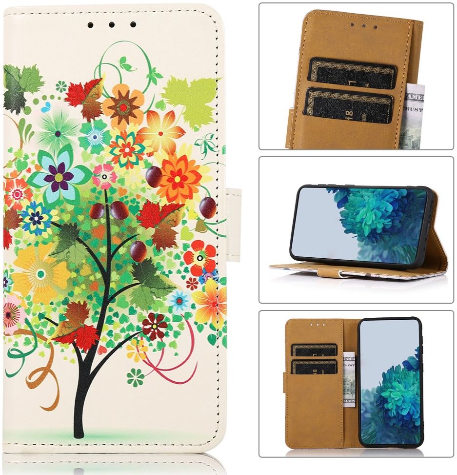 Sony Xperia 5 III Hoesje Wallet Book Case met Bloemen Print afbeelding 7