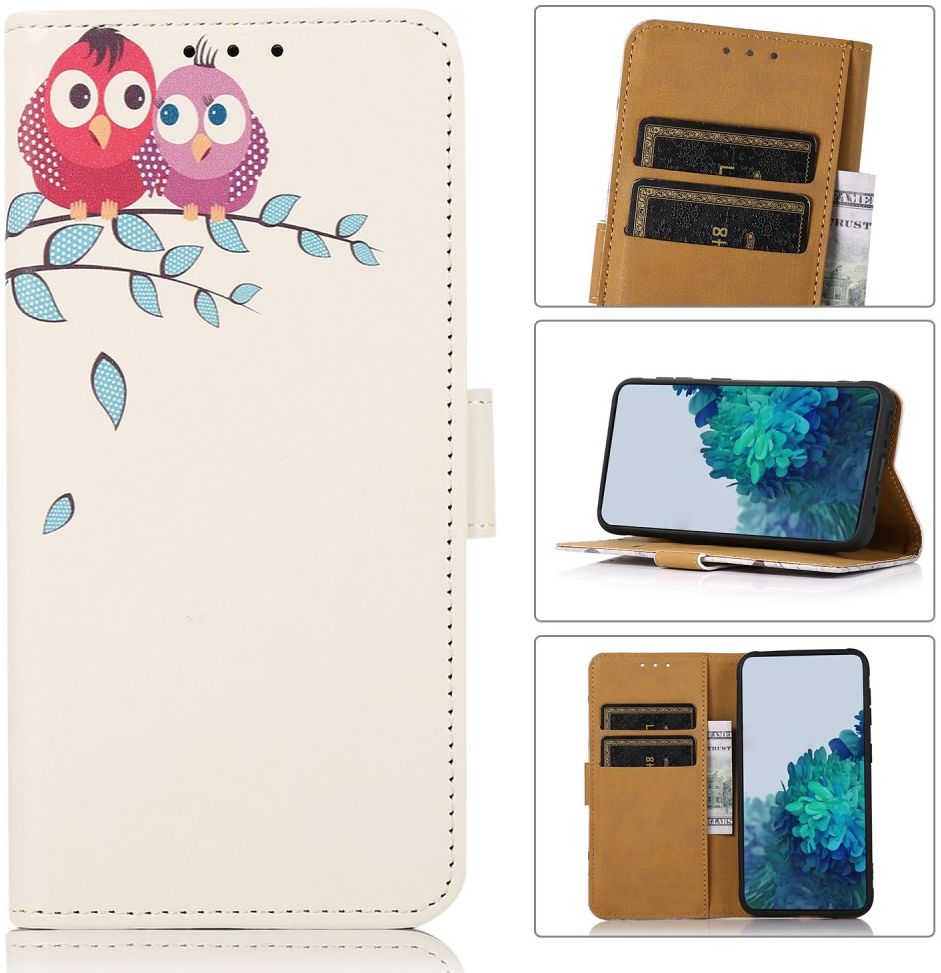Sony Xperia 5 III Hoesje Wallet Book Case met Uilen Print afbeelding 7