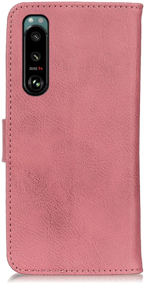 KHAZNEH Sony Xperia 5 III Hoesje Portemonnee Book Case Kunstleer Roze afbeelding 3