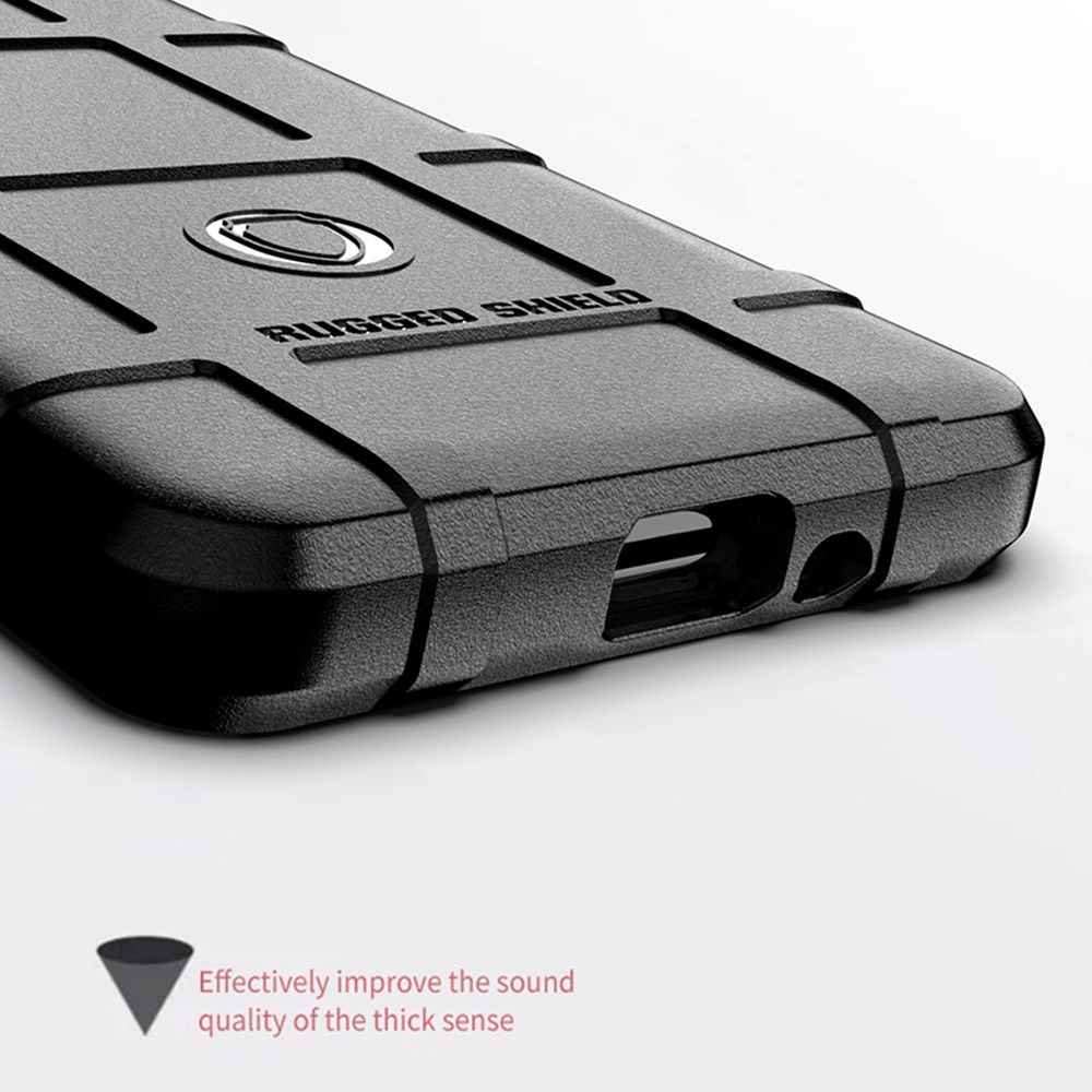 Sony Xperia 5 III Hoesje Shock Proof Rugged Shield Back Cover Grijs afbeelding 6