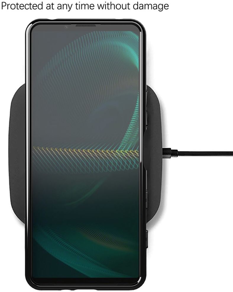 Sony Xperia 5 III Thunder Series Hoesje Back Cover TPU Zwart afbeelding 11