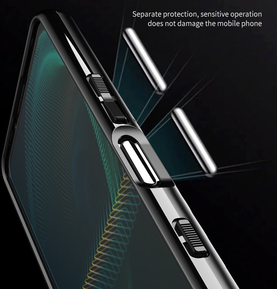 Sony Xperia 5 III Thunder Series Hoesje Back Cover TPU Zwart afbeelding 3