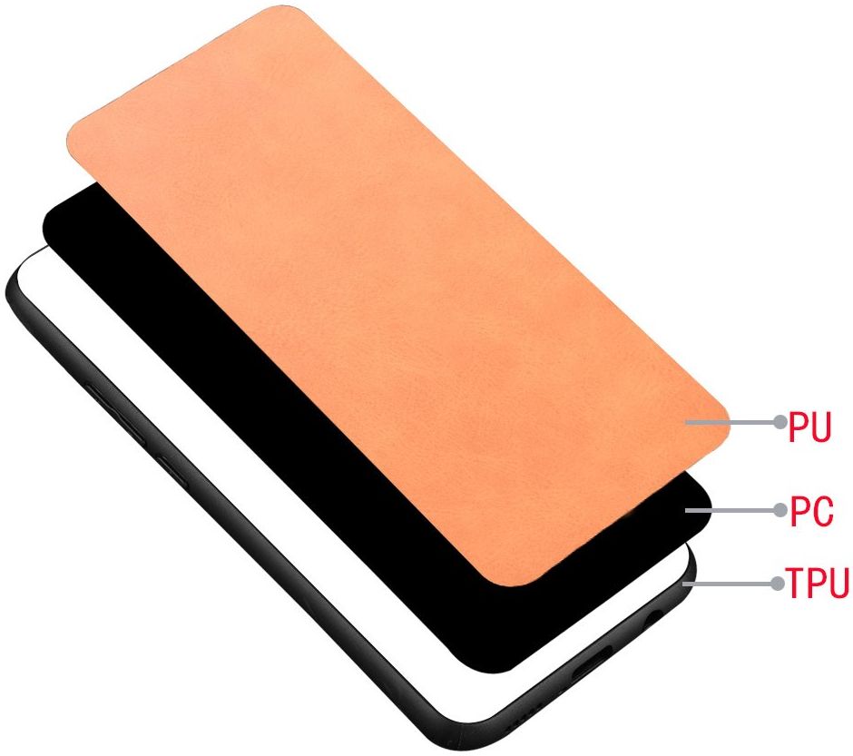 Motorola Moto G100 Hoesje TPU Leren Litichi Textuur Back Cover Geel afbeelding 5