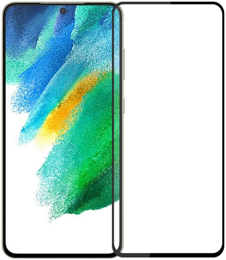 MOFI Samsung Galaxy S21 FE Tempered Glass Full Cover Screen Protector afbeelding 1