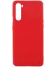 OnePlus Nord Hoesje met Koord Back Cover Keycord Rood