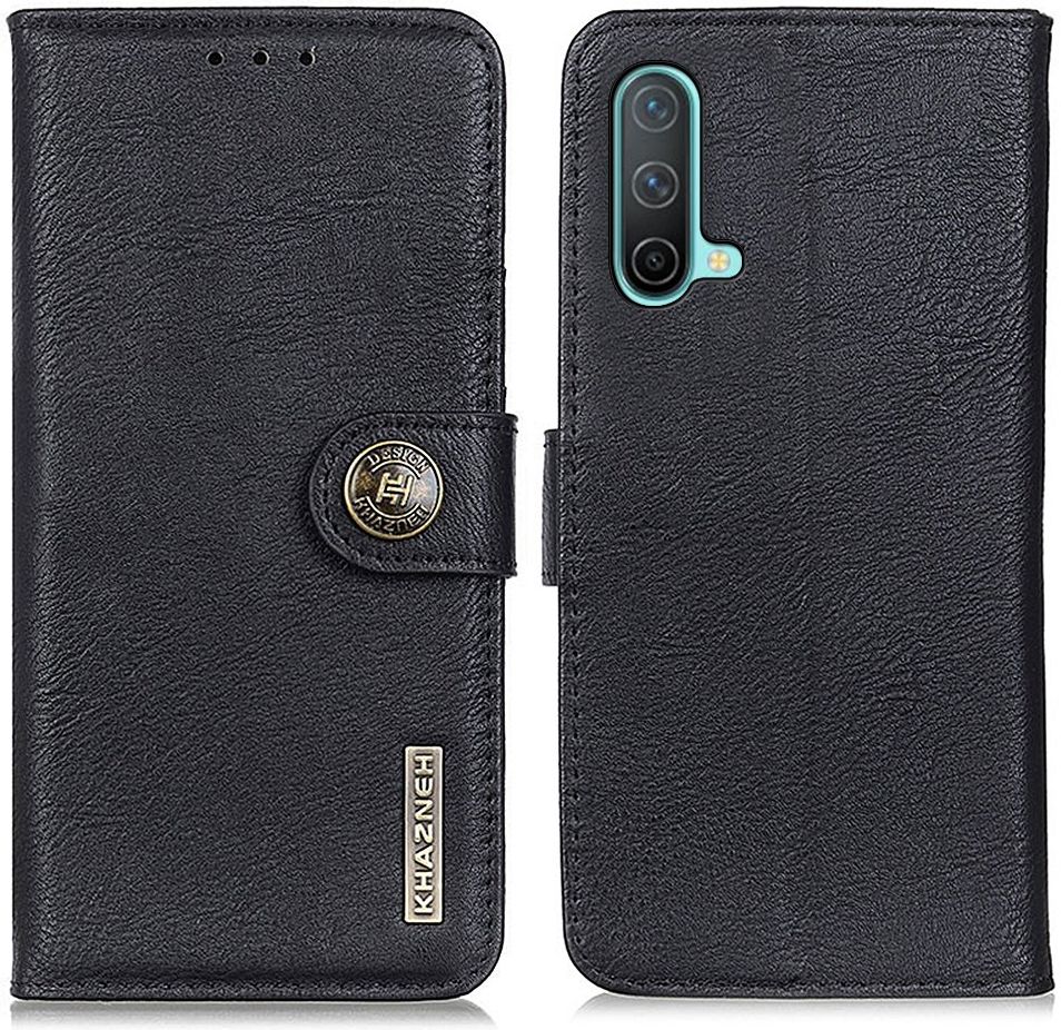 KHAZNEH OnePlus Nord CE 5G Hoesje Portemonnee Bookcase Zwart afbeelding 4