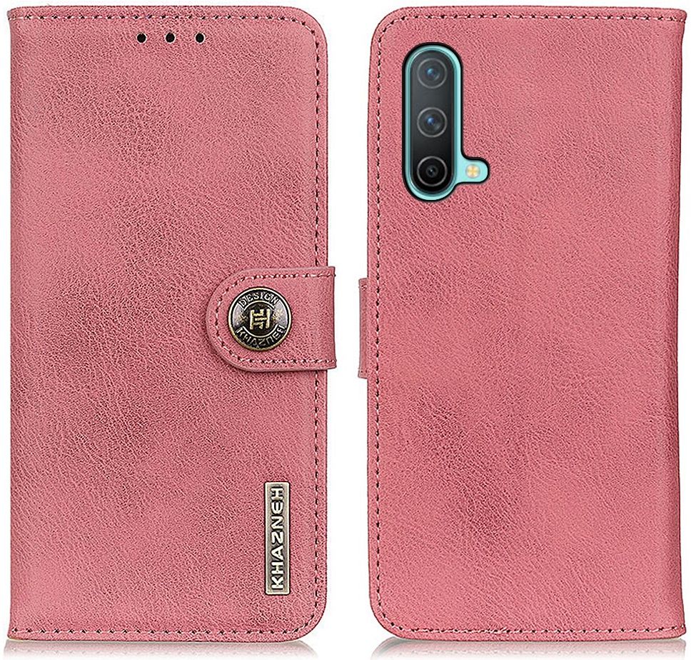 KHAZNEH OnePlus Nord CE 5G Hoesje Portemonnee Book Case Roze afbeelding 4