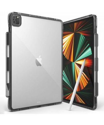 Ringke Fusion Apple iPad Pro 12.9 Hoes + Outstanding Transparant Zwart Hoesjes