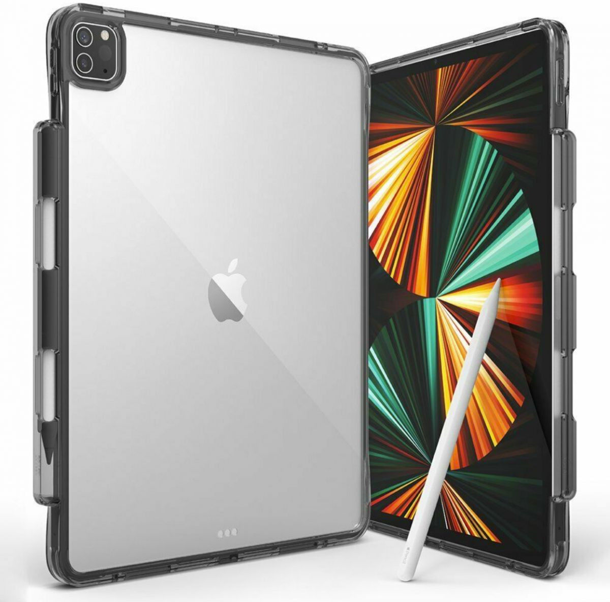 Ringke Fusion Apple iPad Pro 12.9 Hoes + Outstanding Transparant Zwart afbeelding 1