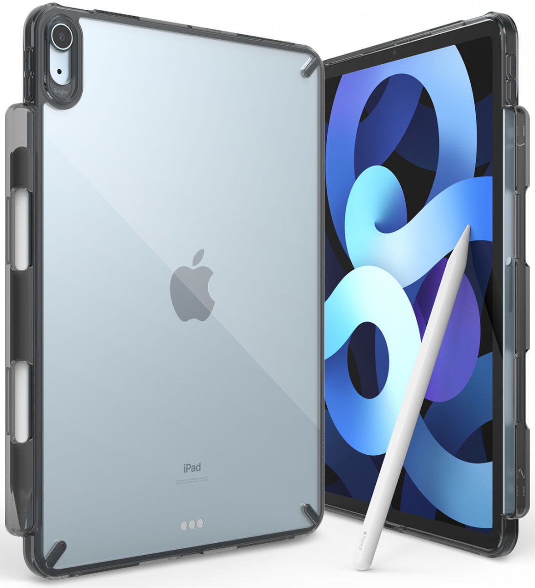 Ringke Fusion iPad Air 2020 / 2022 Hoes + Outstanding Zwart afbeelding 1