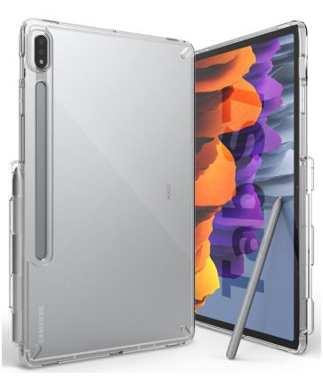 Ringke Fusion Samsung Galaxy Tab S7 Hoes + Outstanding Transparant Hoesjes