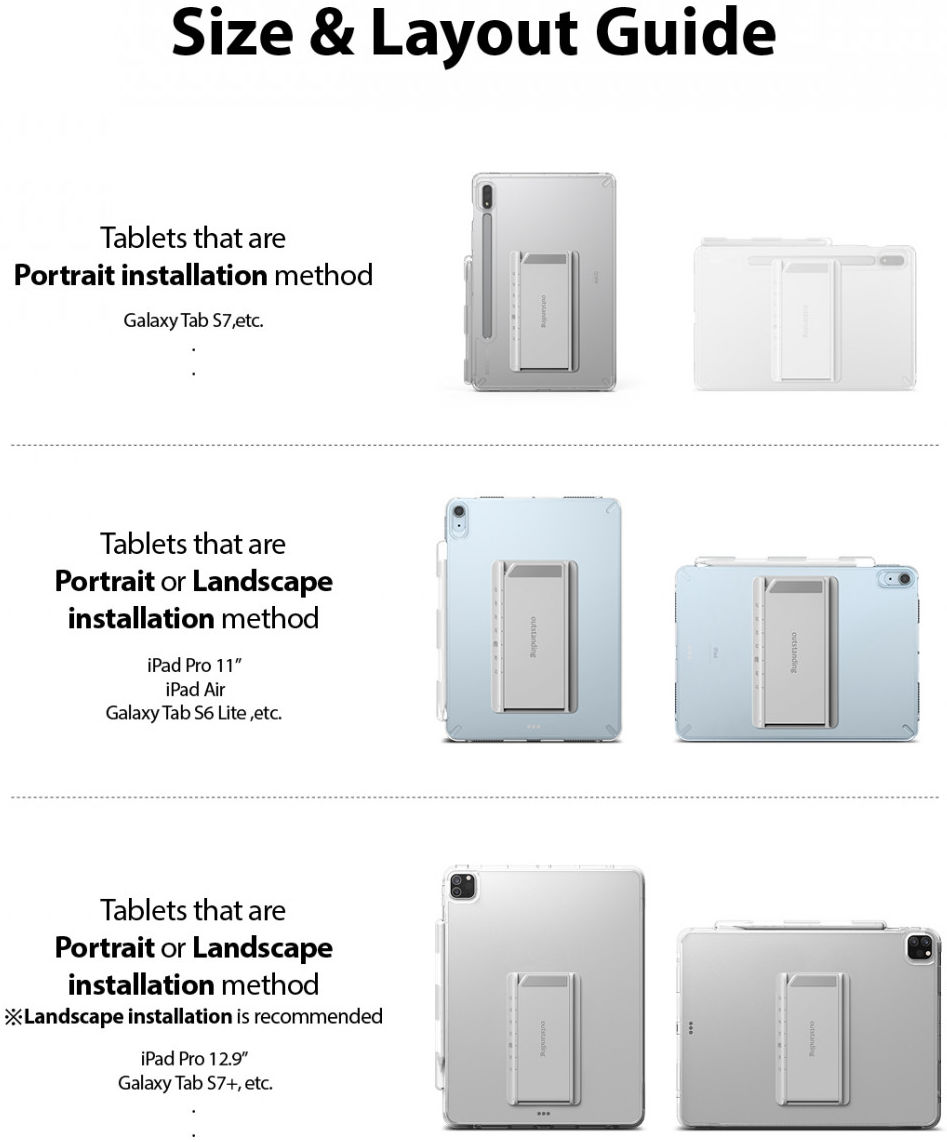 Ringke Fusion Samsung Galaxy Tab S7 Hoes + Outstanding Transparant afbeelding 3