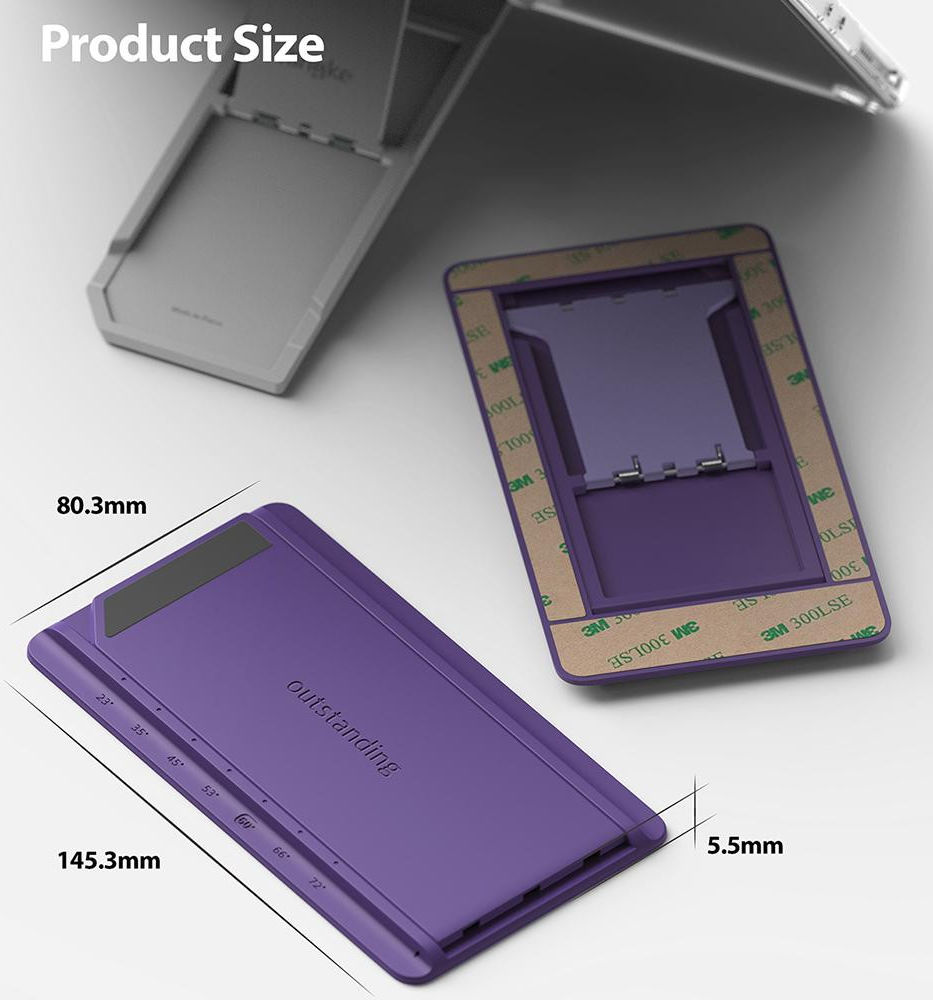 Ringke Opplakbare Tablet Standaard Paars afbeelding 12