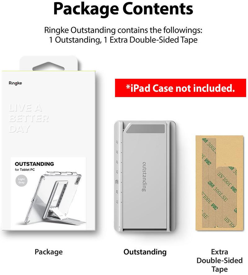 Ringke Opplakbare Tablet Standaard Paars afbeelding 14