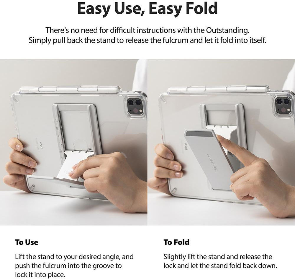 Ringke Opplakbare Tablet Standaard Paars afbeelding 9