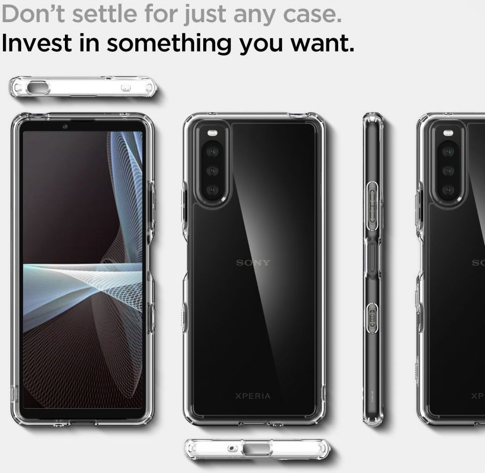 Spigen Ultra Hybrid Sony Xperia 10 III Hoesje Back Cover Transparant afbeelding 7