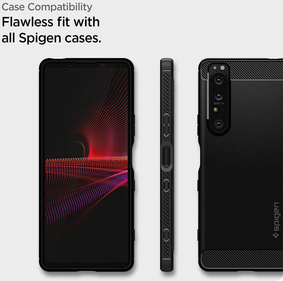 Spigen Sony Xperia 1 III Tempered Glass Screenprotector AlignMaster afbeelding 4