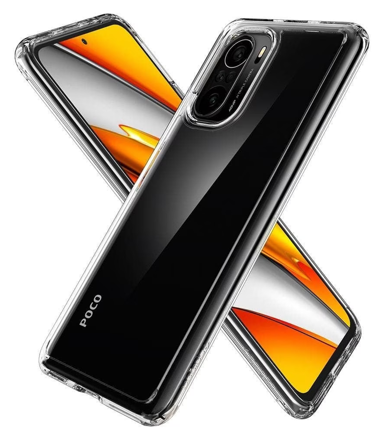 Spigen Ultra Hybrid Xiaomi Poco F3 / Mi 11 Hoesje Transparant afbeelding 2