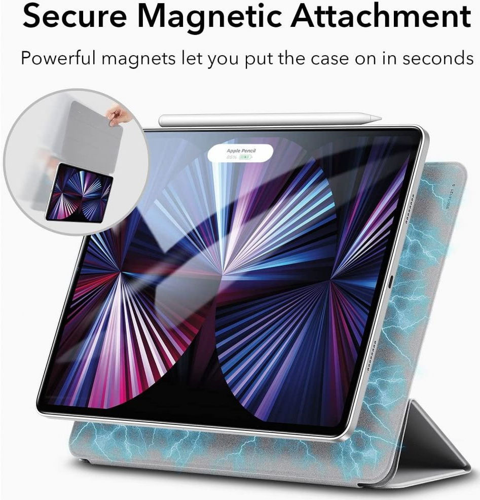 ESR Rebound Slim Apple iPad Pro 11 (2020/2021) Hoes Tri-Fold Zilver afbeelding 7