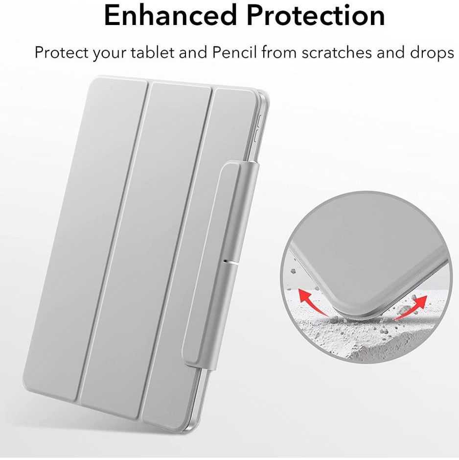ESR Rebound Slim Apple iPad Pro 11 (2020/2021) Hoes Tri-Fold Zilver afbeelding 4