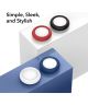 ESR Stick-On Case Apple AirTag Hoesje Siliconen Zwart/Wit (2-Pack)