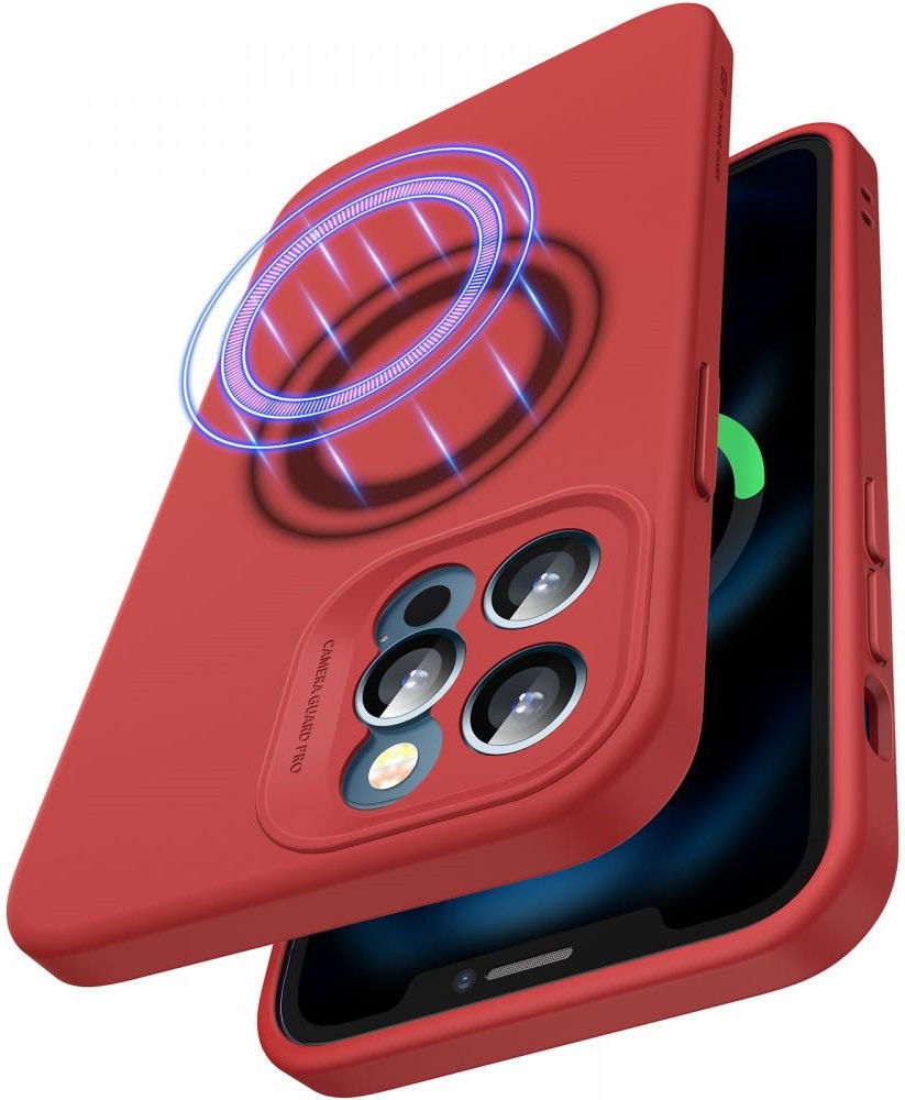 ESR Cloud Soft Apple iPhone 12 Pro Hoesje voor MagSafe Rood afbeelding 3