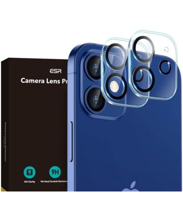 ESR Apple iPhone 12 Camera Lens Protector 2-Pack Zwart Screen Protectors