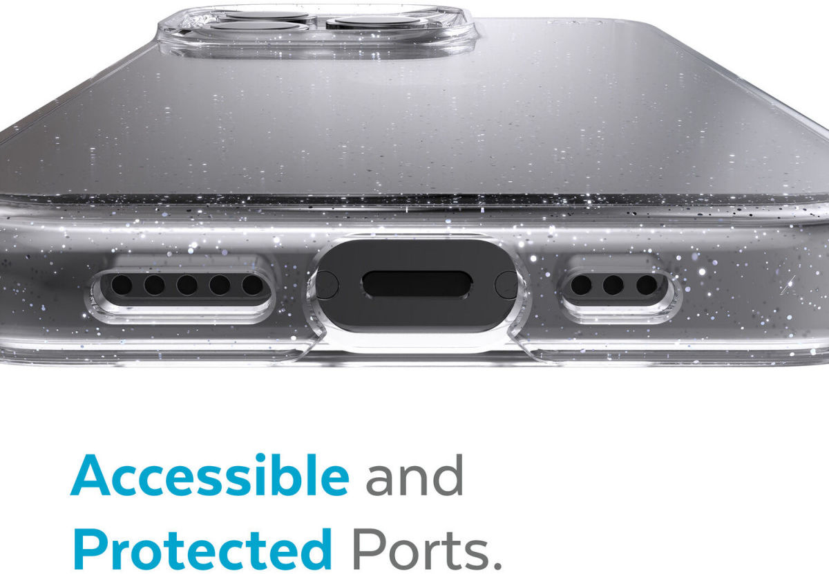 Speck Presidio Perfect Clear iPhone 13 Pro Max Hoesje Glitter afbeelding 9