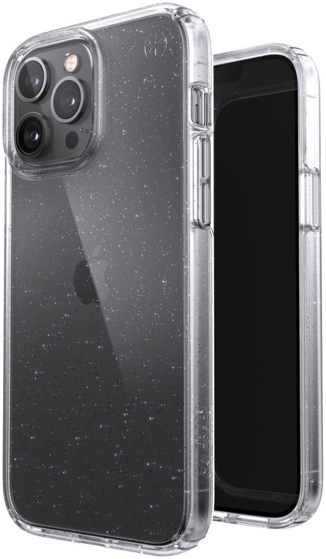 Speck Presidio Perfect Clear iPhone 13 Pro Max Hoesje Glitter afbeelding 1