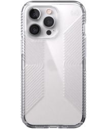 Speck Presidio Clear Grip Apple iPhone 13 Pro Hoesje Transparant
