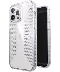 Speck Presidio Clear Grip Apple iPhone 13 Pro Max Hoesje Transparant