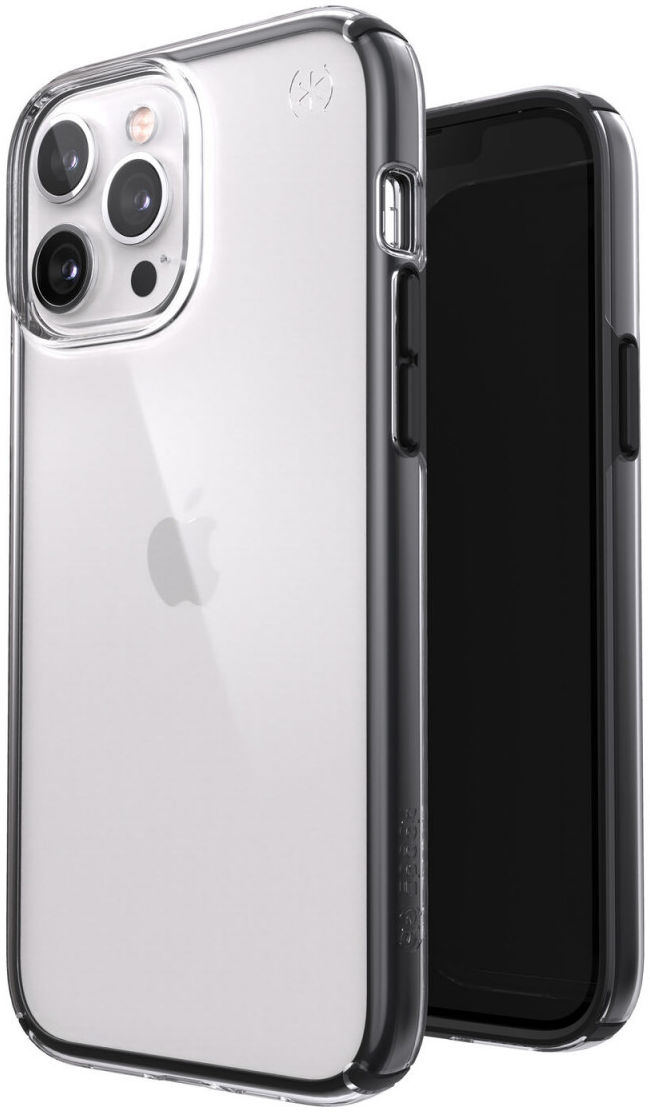 Speck Presidio Perfect Clear iPhone 13 Pro Max Hoesje Zwart afbeelding 1