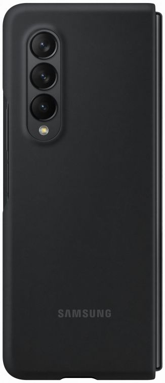 Origineel Samsung Galaxy Z Fold 3 Hoesje Siliconen Cover Zwart afbeelding 3