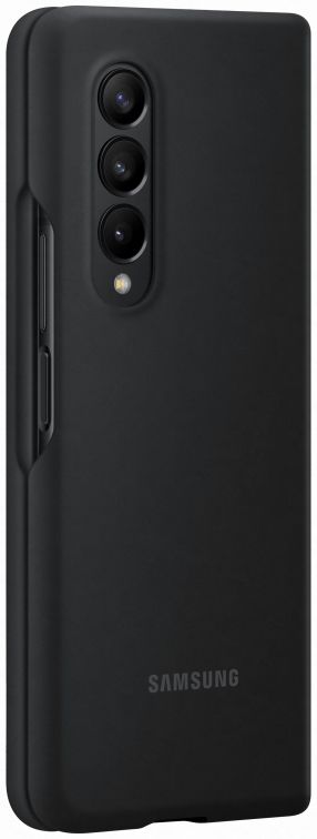 Origineel Samsung Galaxy Z Fold 3 Hoesje Siliconen Cover Zwart afbeelding 4