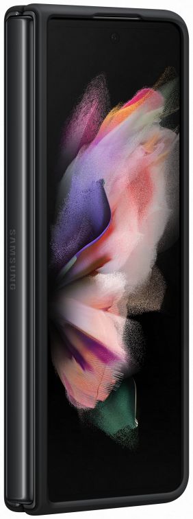 Origineel Samsung Galaxy Z Fold 3 Hoesje Siliconen Cover Zwart afbeelding 5