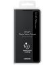 Origineel Samsung Galaxy S21 FE Hoesje Smart Clear View Cover Zwart