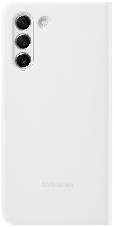 Origineel Samsung Galaxy S21 FE Hoesje Smart Clear View Cover Wit afbeelding 5