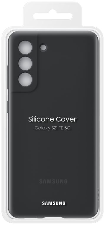 Origineel Samsung Galaxy S21 FE Hoesje Silicone Cover Zwart afbeelding 6
