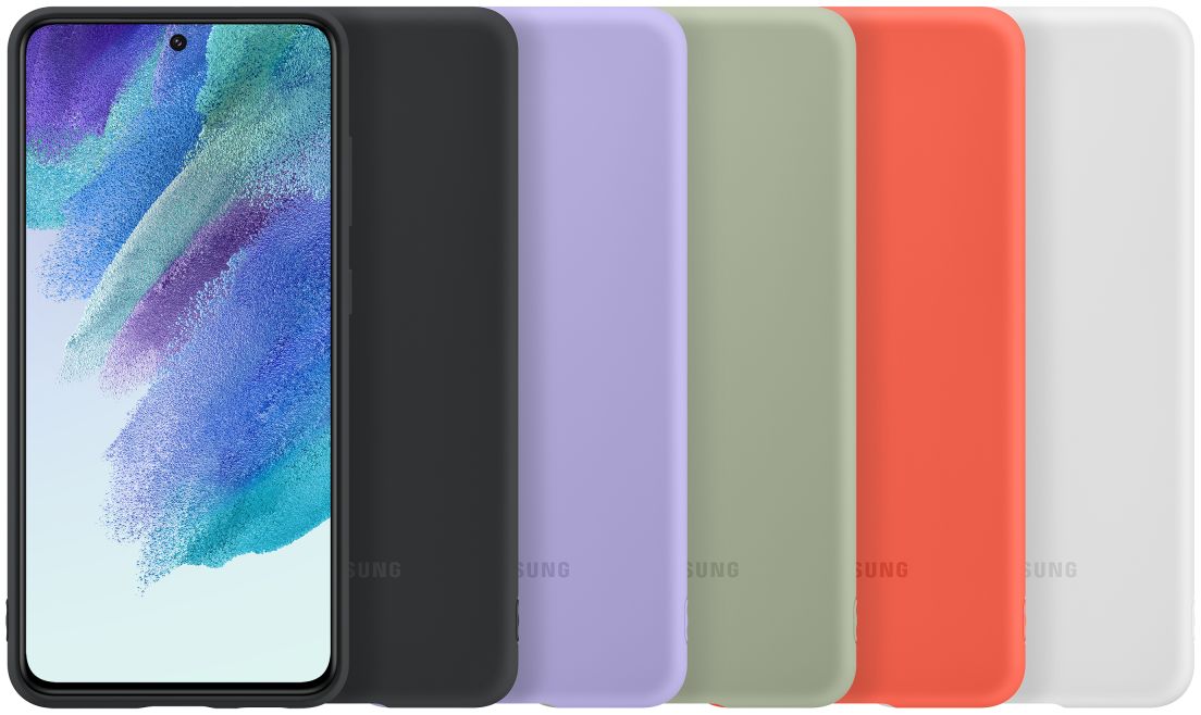 Origineel Samsung Galaxy S21 FE Hoesje Silicone Cover Zwart afbeelding 7