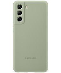 Origineel Samsung Galaxy S21 FE Hoesje Silicone Cover Groen