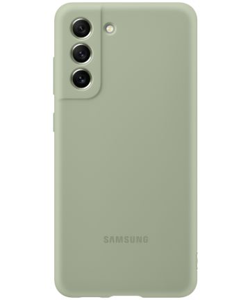 Origineel Samsung Galaxy S21 FE Hoesje Silicone Cover Groen Hoesjes