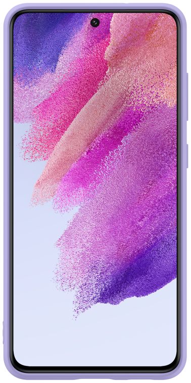 Origineel Samsung Galaxy S21 FE Hoesje Silicone Cover Paars afbeelding 3