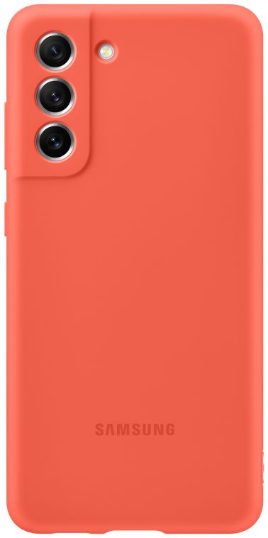 Origineel Samsung Galaxy S21 FE Hoesje Silicone Cover Rood afbeelding 1